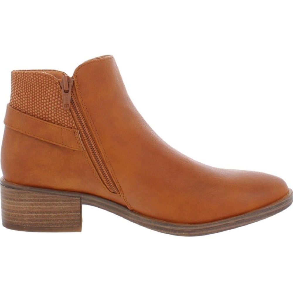 BARETRAPS MARCONI TAN BOOTIES. Faux leather. Worn once. Size 6 1/2. VGC. - Picture 4 of 7